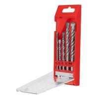 Набор сверл по бетону, 4 - 5 - 6 - 8 - 10мм, пластиковый кейс Matrix