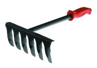 Грабли 6 витых зубьев, с пластиковой рукояткой Россия