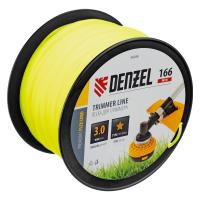 Леска для триммера звезда, 3,0мм х 166м, на DIN катушке FLEX CORD// Denzel
