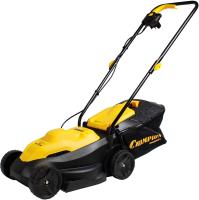 Газонокосилка эл. CHAMPION EM3411 (1 кВт  пласт+ткань 30л  шир.320мм выс.25-65мм, 6,4кг)