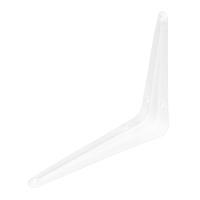 Кронштейн угловой с ребром 125 х 150 мм, белый Сибртех