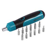 Отвертка реверсивная, механизм SmartPush, 12 шт., S2 Gross