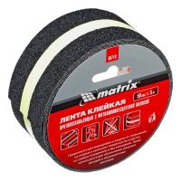 Лента клейкая противоскользящая, c фотолюминисцентной полосой 50 мм. х 5м. Matrix