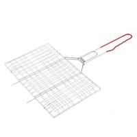 Решетка-гриль 220х340 мм, хромированная, PVC рукоятка Sparta 69636