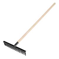 Грабли 16-зубые с черенком витые 420мм, Россия Сибртех