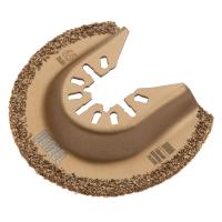 Насадка для МФИ режущая полукруг., HM, по плитке и дереву, 65 мм Denzel