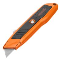 Нож, выдвижное трапециевидное лезвие, двухкомпонентный корпус Sparta