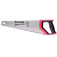 Ножовка по дереву,400 мм,зуб 2D,каленый крупный зуб 5-6 TPI,двухкомп.рук-ка Matrix