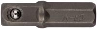 Адаптеры с биты на головку для отвертки CrV 1/4"-1/4", 25 мм (10 шт.)