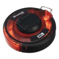 Рулетка геодезическая 20 м х 12,5 мм, закр. корп., стальная лента, односторон. шкала, PRO Matrix