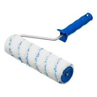 Валик "Водные краски", 250 мм, ворс 12 мм, D - 48 мм, D ручки - 8 мм, полиэстер Сибртех