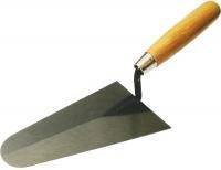 Кельма треугольная  , ЛЮКС высокоуглеродистая сталь 200мм деревянная ручка Политех