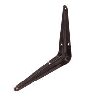 Кронштейн угловой с ребром 125 х 150 мм, коричневый Сибртех