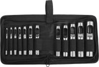 Набор ЗУБР "МАСТЕР": Пробойники для кожи, 3-19мм, 12шт 