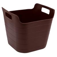 Ведро гибкое сверхпрочное 26 л, коричневое Сибртех