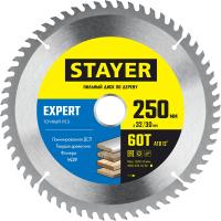 Диск пильный по дереву, точный рез STAYER EXPERT 250 x 32/30мм 60Т