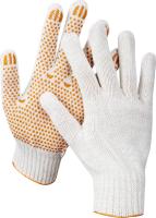 Перчатки STAYER "МASTER" трикотажные, 7 класс, х/б, с защитой от скольжения, L-XL, 10пар 