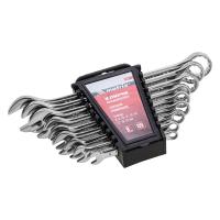 Набор ключей комбинированных, 6 - 22 мм, 9 шт., CrV, полированный хром Matrix