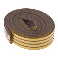 Уплотнитель, 6 м, профиль "P", коричневый, Россия Сибртех