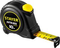 Рулетка с автостопом STAYER АutoLock 10м / 25мм