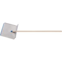 Лопата тротуарная 400х400х1,5мм,с черенком(алюминий) Сибртех