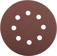 Круг STAYER "PROFI" из абразивной бумаги перфорированный, 125мм/ №80, 5шт