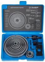 Набор: Коронки по дереву 19-127мм, державка 19-30 мм, 15 пред, ЗУБР