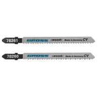 Набор полотен для электролобзика по дереву, 2шт. (T101B, T101BR) Gross