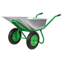 Тачка строительная двухколесная облегченная, объем 90 л, грузоподъемность 230кг Сибртех