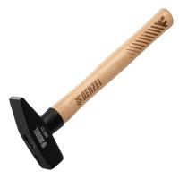 Молоток слесарный, 600 г, кованый квадратный боек, буковая рукоятка Denzel 10431