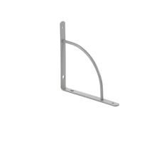 Кронштейн арочный (выгнутый) 200 х 200 х 20 мм, серый Сибртех