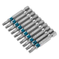 Набор бит TORX 20х50, сталь S2, 10 шт. Gross