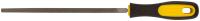 Напильник, прорезиненная ручка, квадратный 200 мм