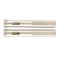 Сверло алмазное по керамограниту, 12 х 67 мм, 3-гранный хвостовик 2 шт. Matrix