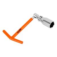 Ключ свечной, 21 мм, с шарниром Sparta