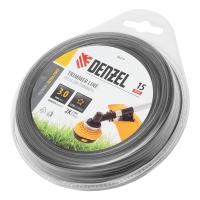 Леска для триммера двухкомпонентная звезда, 3,0мм х 15м, блистер EXTRA CORD// Denzel