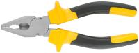Плоскогубцы комбинированные "Старт" черно-желтые прорезиненные ручки, хром-никелевое покрытие 165 мм