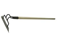 Мотыга из нержавеющей стали с черенком, 200х50мм Россия