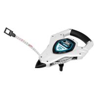 Рулетка геодезическая 50 м х 13 мм, откр. корп., металл. лента, нейлон Gross