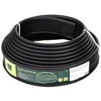 Бордюр "Лента", 10х1000 см, полиэтиленовый, черный, Россия Сибртех