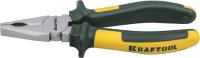 Плоскогубцы KRAFTOOL"KRAFT-MAX", Cr-Mo, маслобензостойкие рукоятки, шарнирное соединение, 200 мм
