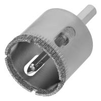 Сверло по керамической плитке и стеклу, 32 х 55 мм, шестигранный хвостовик, с центрующим сверлом Сиб