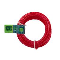 Леска для триммера квадратная витая, 3,0 мм х 10 м, Россия Сибртех