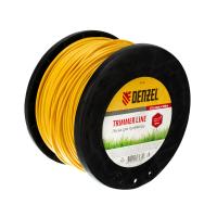Леска  для триммера круглая 2,4мм, 160м, на DIN катушке Россия Denzel