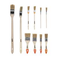Набор кистей, 10 шт.(плос.3/4"-2", круг. №2, 4, радиат. 1",1,5", для масл краски №2, 6) Sparta