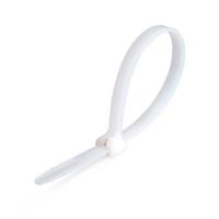 Стяжка нейлоновая КСЗ 4x200 бел 100шт Fortisflex 58493