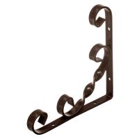 Кронштейн декоративный 150 х 150 мм, коричневый Сибртех