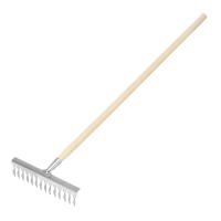 Грабли 14-зубые с черенком витые 340 мм, Россия Сибртех