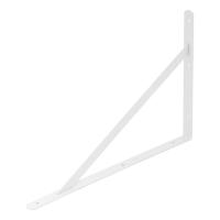 Кронштейн усиленный 500 х 350 х 30 х 4 мм, белый Сибртех