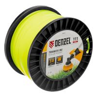 Леска для триммера квадрат, 3,0мм х 111м, на DIN катушке FLEX CORD// Denzel